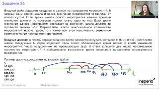 Разбор задания 26 основная волна 2023 1 день | Наталия Солдаева insperia