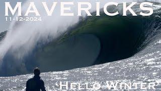 'Hello Winter' - Mavericks Opening Season Swell - November 12th 2024 - Big Wave Surfing