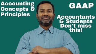 Accounting Concepts & Principles | GAAP | CMA | ACCA | CPA | CA | CIA | CFA | Commerce Specialist |