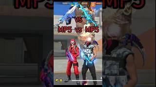 MP5 VS MP5 DAMAGE TEST CHALLENGE  WHICH IS THE BEST SKIN IN FREE FIRE #youtubeshorts #mp5