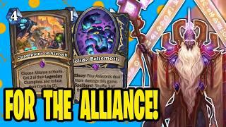 Champions of Azeroth is GREAT in Shaman! The Great Dark Beyond Hearthstone Shaman Deck