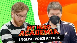 This English Voice Actor Wants To Be Saved By... Mineta? | My Hero Academia English Voice Actors Q&A