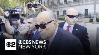 Rudy Giuliani in court over missed deadline to surrender belongings in defamation judgment