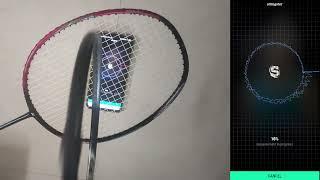 How to test badminton racket string tension with Stingster app