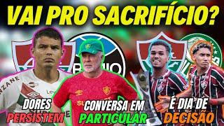 FLU TEM MAIS UMA FINAL DE COPA. THIAGO VAI CONCENTRAR, MAS NÃO ESTÁ 100%. DIA DE DECISÃO NO SUB17.