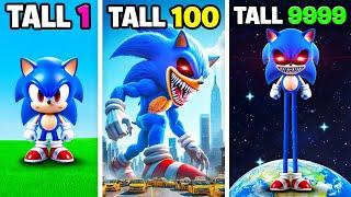 Shortest To TALLEST SONIC.EXE In GTA 5!