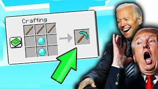 US Presidents React to CURSED Minecraft...