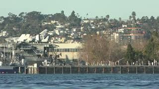 Mission Hills and the USS Midway from Coronado