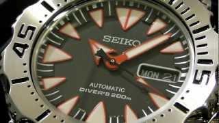 2S Time : SEIKO SRP313K1 4R36 Black Monster Automatic Diver's Collection