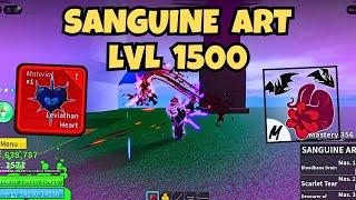 How to GET Sanguine Art at Level 1500 in Blox Fruit