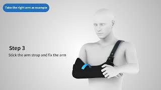 VP0306 VELPEAU Arm Sling Shoulder Immobilizer Comfort Version