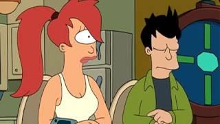 Futurama: Universe A and B scene