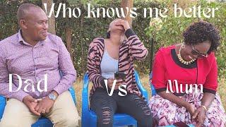 WHO KNOWS ME BETTER??DAD OR MUM//HILARIOUS 