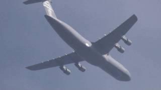 C-5 Galaxy takes over park