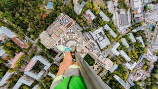 Spire 264 meters - Triumph Palace. Moscow [Drone + GoPro]