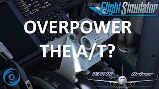 WHEN and WHY would you OVERRIDE the AUTOTHROTTLE? | Real 737 Pilot