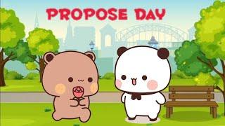 Propose Day ️ |Peach Goma| |Animation| |Bubuanddudu|