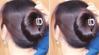 Only Clutcher Best Hairstyle For Girls! Perfect Super Easy Hairstyle For Everyday |Daily Juda Style