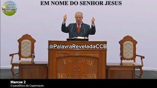 Palavra ccb hoje Marcos 2 - CULTO ONLINE CCB HOJE - (Terça-FEIRA) 29/10/2024