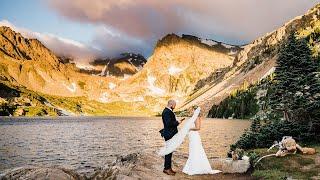 Dog Goes Hiking at Sunrise to Watch Her Humans Get Married | Colorado Elopement