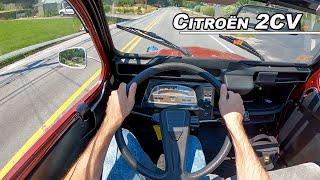 Citroën 2CV Summer Drive - Find True Happiness with 29 Horsepower (POV Binaural Audio)