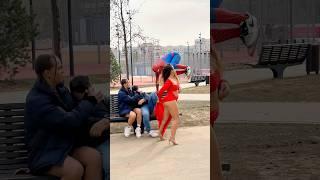 PRANK over a couple..Superhero restored JUSTICE?  Like OR Dislike?LA ELVÍRA #kawaii #shorts