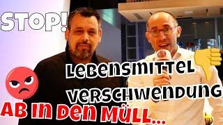 Lebensmittelverschwendung STOP Mindesthaltbarkeit Sinn? Protest mit Christian Mittermeier