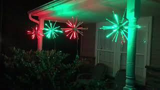 Meteor Burst LED Lights (Green & Red)