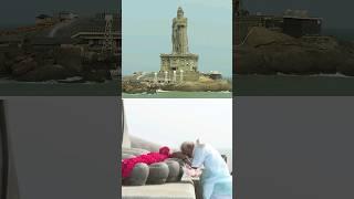 PM Modi offers tributes at Thiruvalluvar statue at Vivekananda Rock Memorial | #shorts