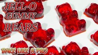 Easy JELLO Gummy Bears Recipe !