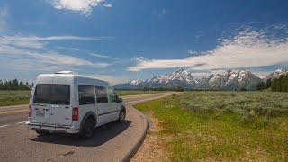 Driving through Grand Teton National Park in 360-degree(VR)