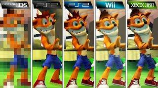 Crash Mind over Mutant | PSP vs Wii vs PS2 vs Xbox 360 vs Nintendo DS | Graphics Comparison