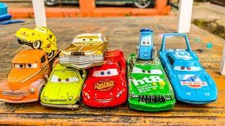 Disney Pixar Cars Lightning Mcqueen, Dinoco, Mater, Hudson, Axlerod, Finn, Frank, Guido, Mack, Shu