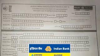 How to Fill Indian Bank KYC Form in 2025 ?
