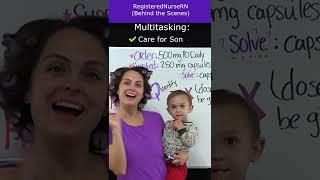 Behind-the-Scenes Look & Multitasking with Nurse Sarah from RegisteredNurseRN #shorts