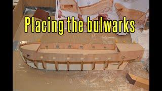 HMS Beagle - part 4 Placing The Bulwarks