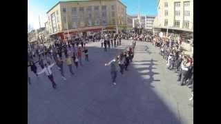 Bristol Zorba the Greek - Flash Mob Dance - Bristol March 2014 - UPDATE: R.I.P. Mikis Theodorakis