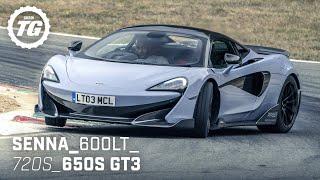 Chris Harris Drives... the Best of McLaren: Senna, 600LT, 720S, 650S GT3 | Top Gear