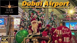 Transit at Dubai International Airport (DXB) | Walk Tour of World's Busiest Airport | UAE #DXB