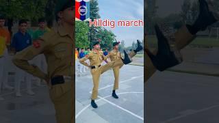 Hilldig march demo 🫡 #ncc #demo #shorts #shortvideo #army #trending #shortsfeed #drill