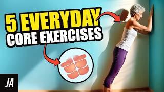 5 Essential Core Exercises For Beginners | At Home Workouts