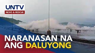 Storm surge, nararanasan na sa ilang lugar sa Legazpi, Albay