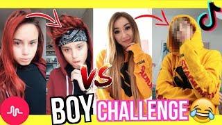 JUNGS BOY CHALLENGE ich als Junge MUSICAL.LY TikTok