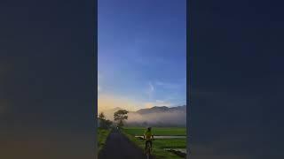 Suasana Desa Pagi Hari