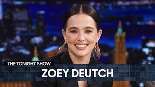 Zoey Deutch Quizzes Jimmy on His Yiddish Vocabulary (Extended) | The Tonight Show