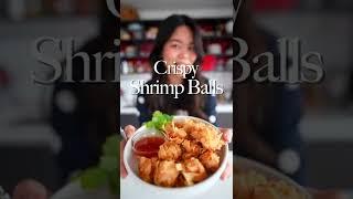 Super Easy Crispy Deep Fried Shrimp Balls