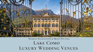 Luxury Wedding Venues in Lake Como Italy