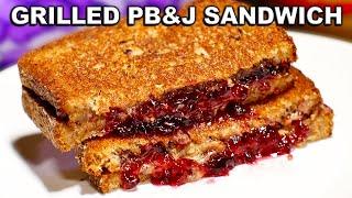 Grilled Peanut Butter and Jelly Sandwich