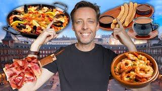 BEST Food in ALL Madrid (Tapas, Churros, Paella, Desserts, Restaurants & More)