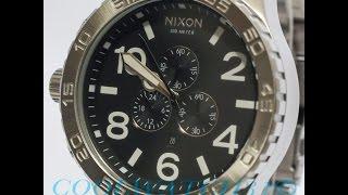 COOLWATCH31 A083-000 NIXON 51-30 CHRONO SILVER BLACK MEN'S WATCH A083000 ニクソン クロノ シルバーブラック メンズ